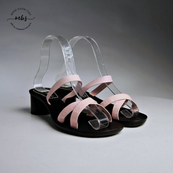 NWOT Jeffrey Campbell Roza Leather Slide Sandals - Picture 2 of 14